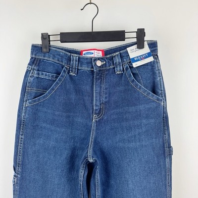 Old Navy 90s Baggy Carpenter Jeans Boys 16 Painters Pants Reissue
