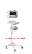 4 Wheel metal frame Mobile Rolling stand Cart for  Casmed 740 moniter