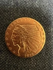 1914 2 1/2 Dollar 90% Gold Indian Head Quarter Eagle