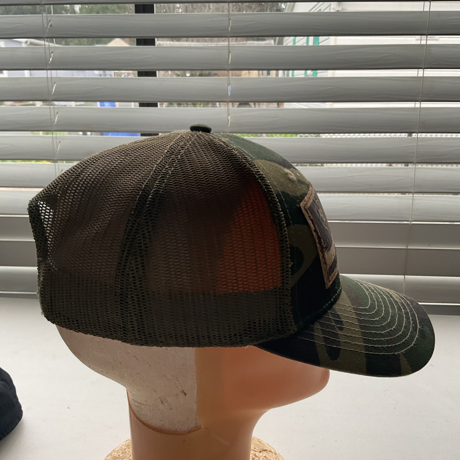 Ariat Flag Patch Trucker Baseball Hat Cap Green C… - image 4