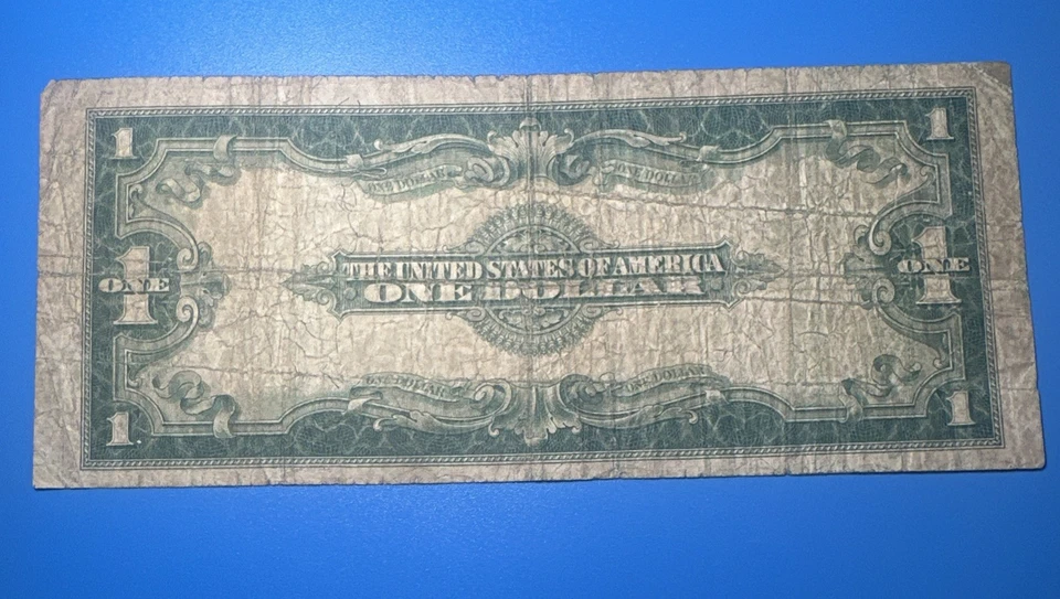 1923 US $1 Silver Certificate Large Note~ Horse Blanket 💥 K85770468D 💥 - Image 2 of 2