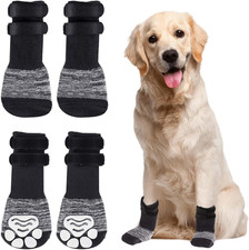 4 Stück Hundesocken, Anti-Rutsch Hundeschuhe...