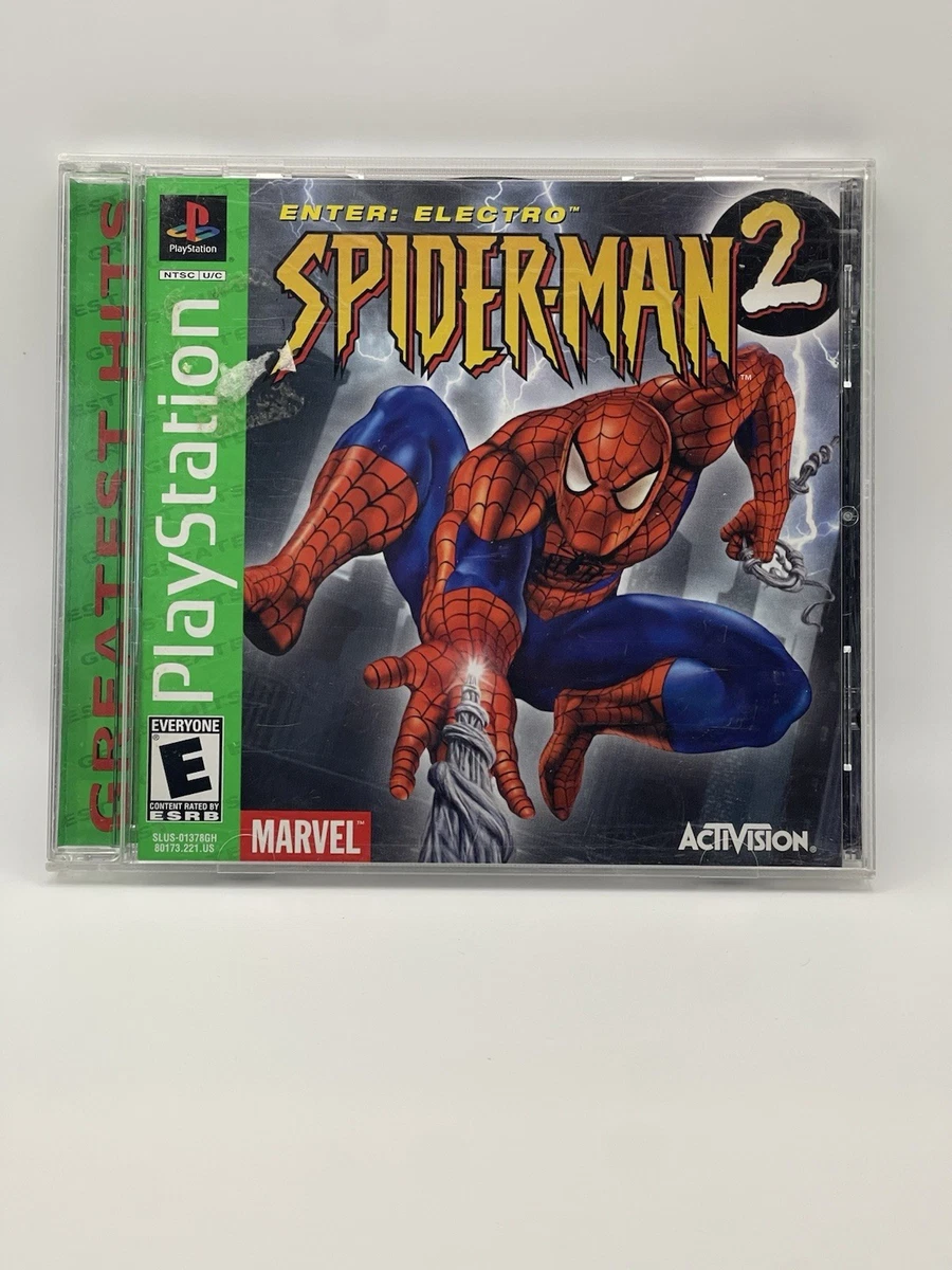 Sony PlayStation 1 Spider-Man 2: Enter-Electro Video Games for