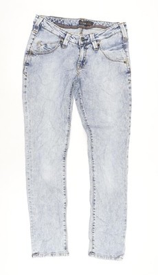 Lee Damen blau Baumwollmischung gerade Jeans Größe 30 in L30 in normaler Krawatte