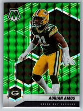 2021 Mosaic Adrian Amos Green #84 Green Bay Packers