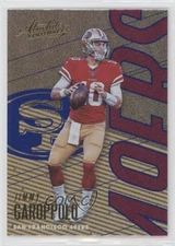 2018 Panini Absolute Spectrum Blue Jimmy Garoppolo #86 uk2