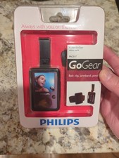 Phillips GoGear Move Pack PAC017 Belt Clip Armband Pouch Black NEW