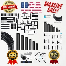 Multipurpose Vacuum Line Kit,6Pcs 5Ft Vacuum Hose Automotive+64Pcs Vacuum Line C