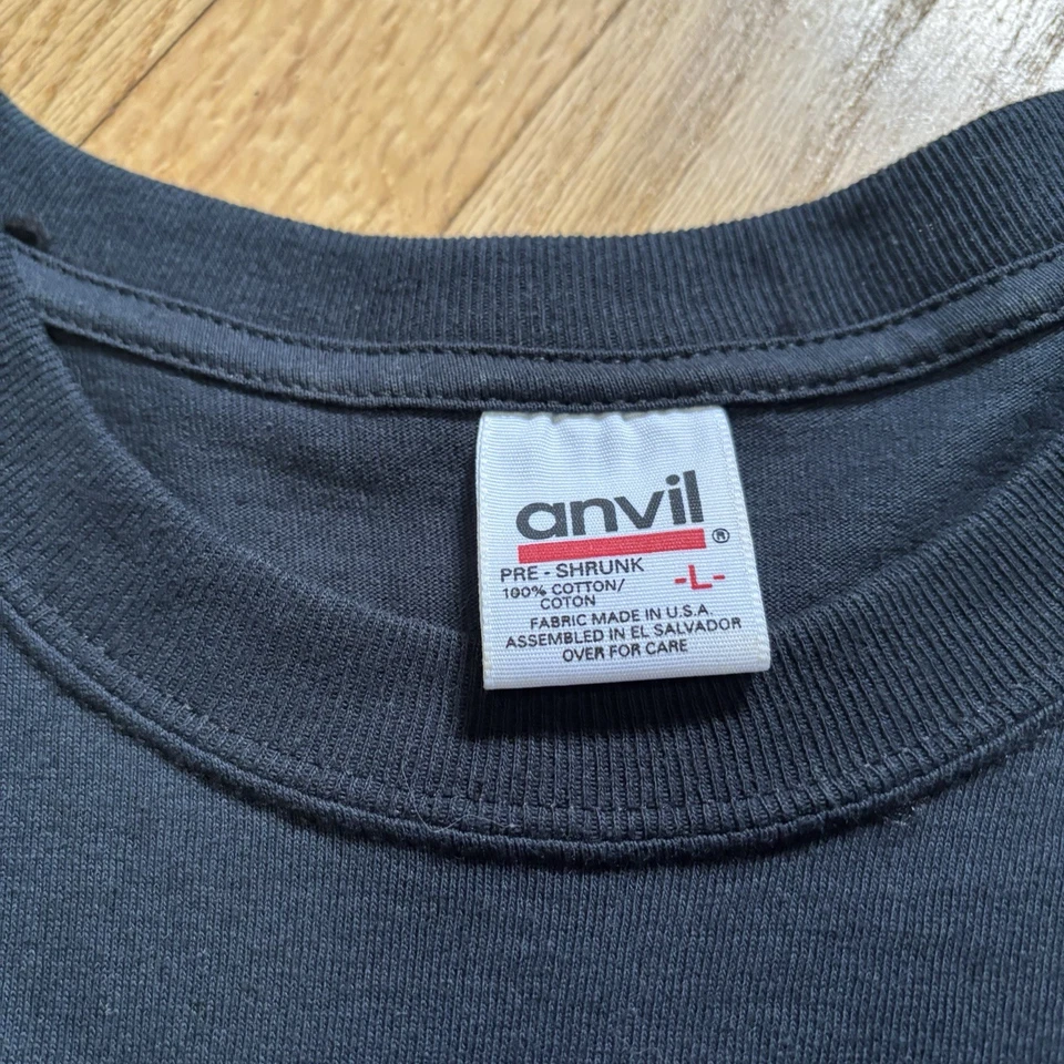 Camiseta De Colección WWF Chris Jericho Jerichoholic Los Doce Pasos Gráfica Grande Foto 4 de 4