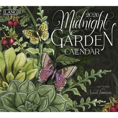 Lang, Midnight Garden 2026 Wall Calendar by Nicole 12.5''W x 0.2''H, 2026 