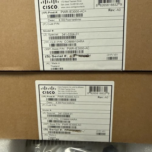 Two New PWR-IR3000-Ac Units