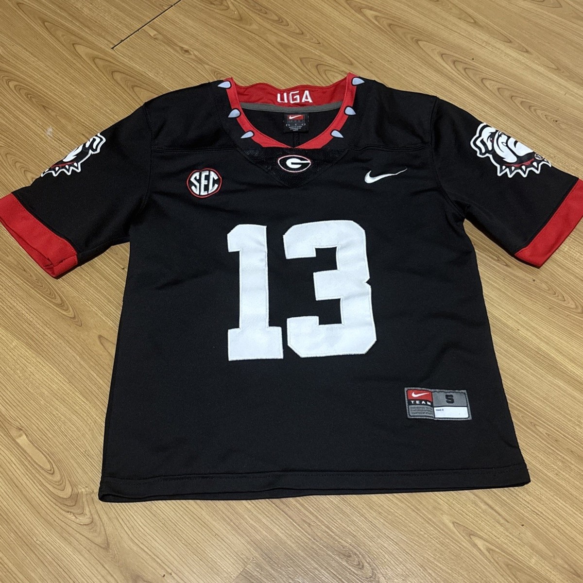 Vintage Nike GA Bulldogs UGA Jersey Dog Collar #13 Stetson Bennett