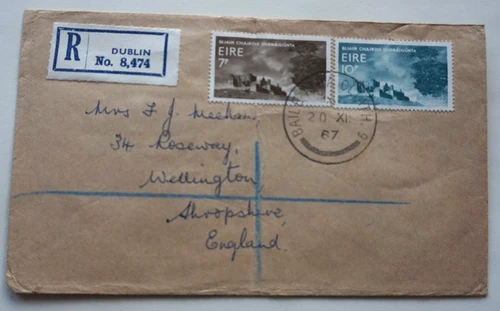 Stamps Ireland / Eire - FDC 1967 Tourism