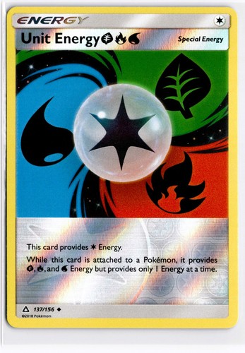 2018 TCG Pokémon #137 Unit Energy 137/156 Reverse Holo Ultra Prism