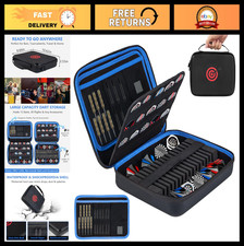 XXL Large Hard Shell Dart Case for 15 Darts, ...