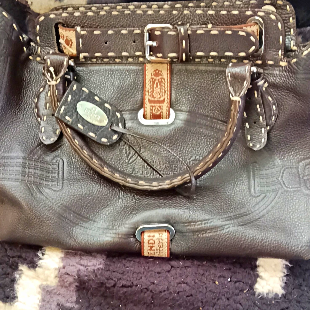 Fendi Satchel/Top Handle Bag Brown Bags & Handbags for Women for