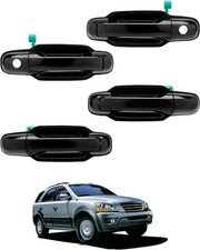 Exterior Door Handle Set 4PCS , Compatible with 2003-2009 Kia Sorento,