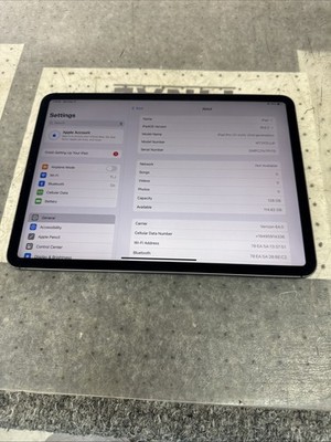 Apple iPad Pro 11  2nd Gen MY2X2LL/A 128GB Space Gray