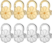 8 Pcs Earring Backs for Droopy Ears, Earring Lifters Backs with Ear Lifting Supp