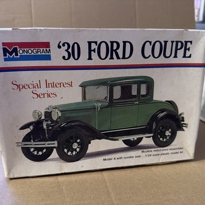 Monogram '30 Ford Coupe Special Interest Series 1/24 Model Kit 7551 NEW IN BOX
