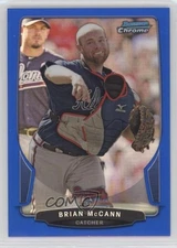 2013 Bowman Chrome Blue Refractor /250 Brian McCann #214