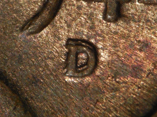 HIGH GRADE MINT ERROR 1944-D  LINCOLN WHEAT CENT RPM#2  FS#502  AU/RB