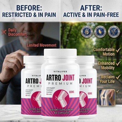 (3 Pack) Artro Joint Advanced Joints & Mobility Support ArtroJoint 60 Capsules