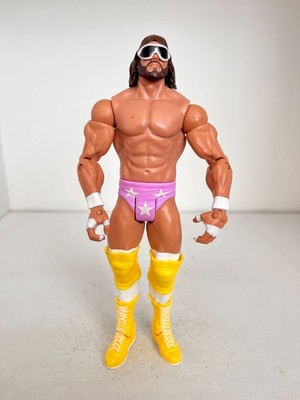WWE MACHO MAN RANDY SAVAGE MATTEL WRESTLING ACTIONFIGUR BATTLE PACKS SERIE 14