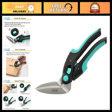 10" Heavy Duty Carpet Cutter - Industrial Scissors, Multipurpose Soft Grip, Stai