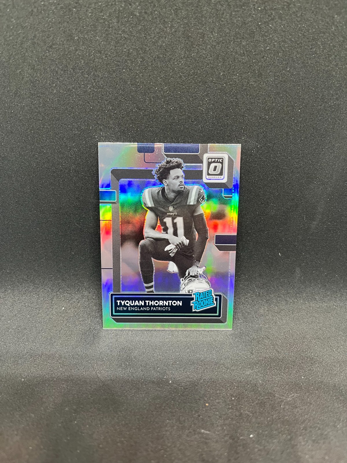 2022 Panini Donruss Optic Tyquan Thornton #222 Holo Variation Silver Prizm