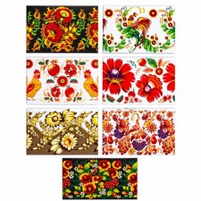 7 Designs Roosters Easter Egg Decorating Wraps Heat Shrink Sleeves