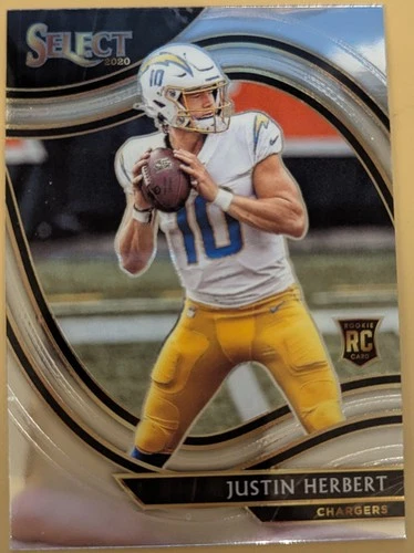 2020 Panini Select Field Level Justin Herbert #344 Rookie RC