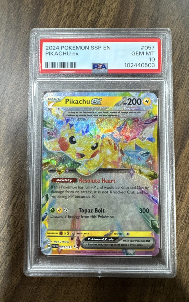 Las mejores ofertas en Cartas de JCC Pokémon de Pikachu Ex | eBay