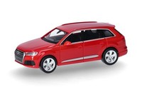 Herpa 028448-003 Audi Q7 (4M), Rot, 1:87, Neu Modellauto