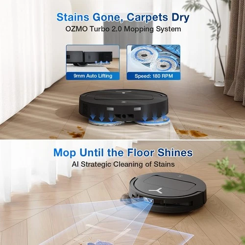 ECOVACS DEEBOT T50 PRO Omni Robot Vacuum and Mop 15000Pa - Certified Refurbished image 10