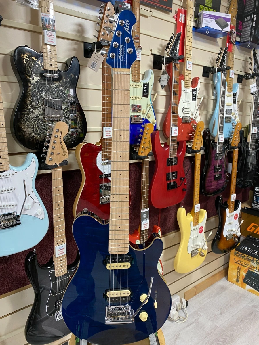 Sterling by Music Man Axis AX3FM Electric Guitar Neptune Blue