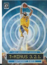 2019-20 OPTIC BASKETBALL #2 ANTHONY DAVIS *T-MINUS 3,2,1* SILVER PRIZM LAKERS