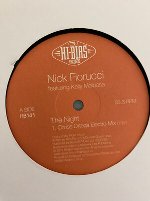 Nick Fiorucci - The Night (Chris s Ortega mix) 12  vinyl record electro House￼