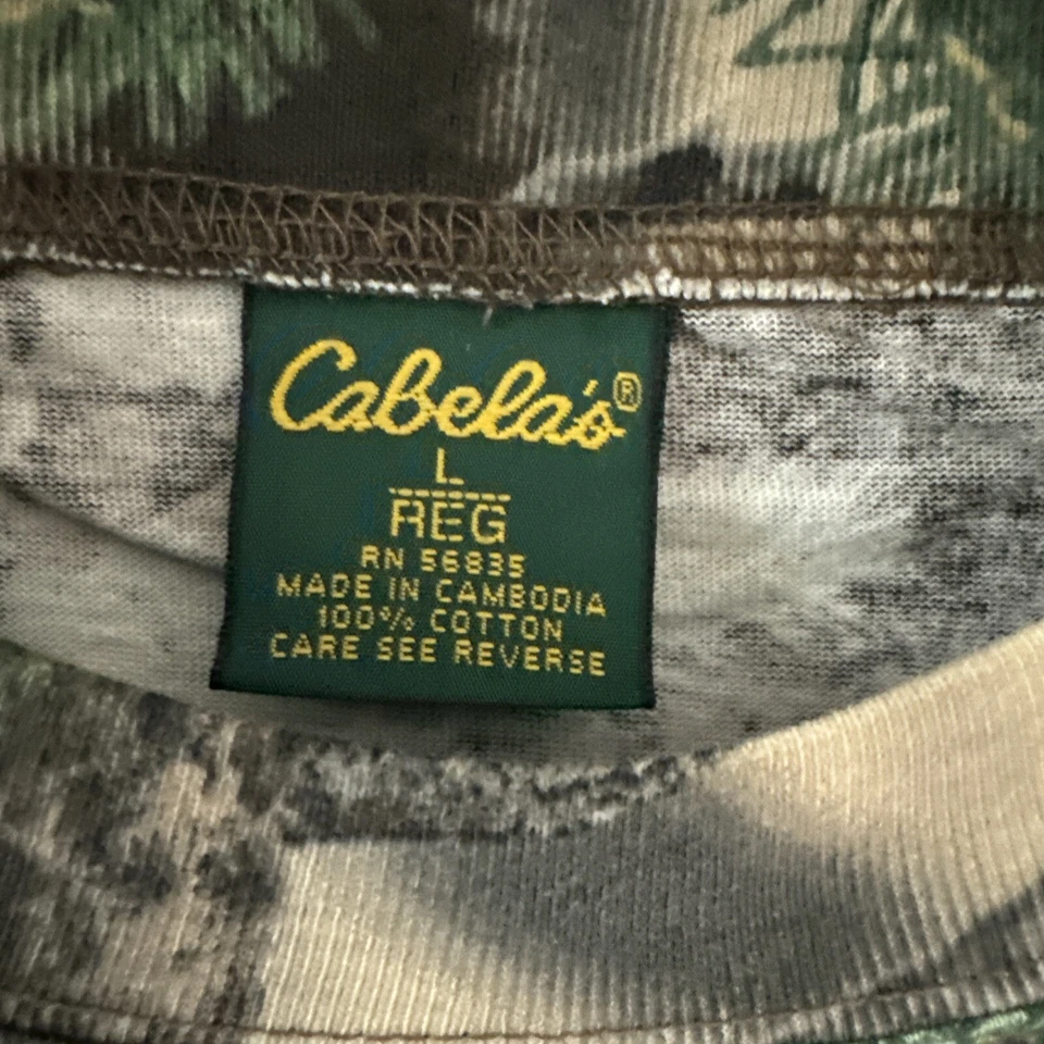 Cabela’s Seclusion 3D Konifer Long Sleeve T Shirt (Possibly Vintage) - Image 3 of 4