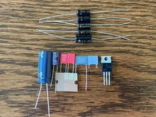 Realistic LAB-400 Recap Kit Capacitors Turntable Speed Repair Set