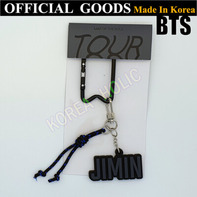 BTS Map Of The Soul Tour Initial Keyring JIMIN OFFICIAL GOODS Bangtan Boys Kpop