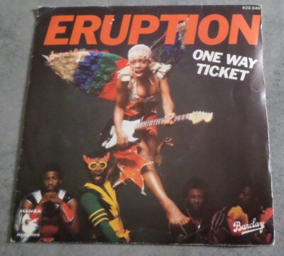 Eruption Vinyl 45 Umdrehungen One Wayticket Vinyl Vintage