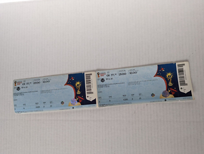 World Cup 2018 Russia FIFA Football 1/4 Final Soccer Ticket Stub