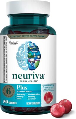 Neuriva Plus Brain Support Supplement - 50 Gummies EXP 07/25+ NEW!!!