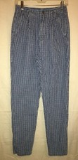 Vintage 1980s Liz Claiborne Lizwear plaid high rise pleated tapered jeans pants