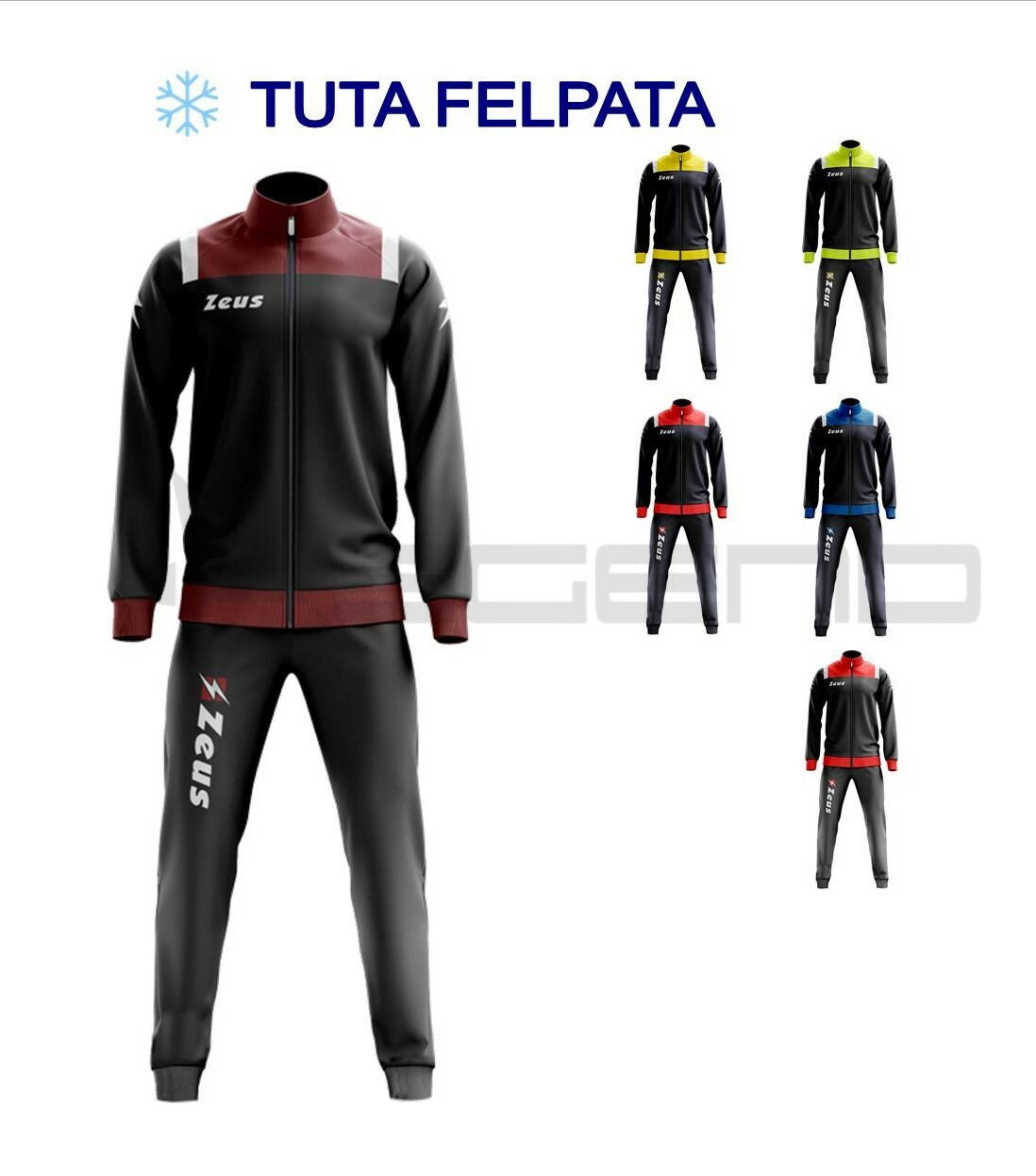 TUTA DONNA ZEUS PASSEGGIO TUTA ATENE TEMPO LIBERO FEMMINILE - Foto 2