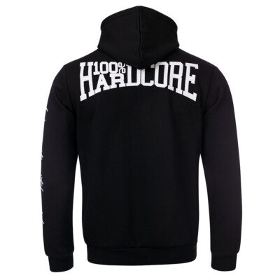 100% HARDCORE Hoodie ''Basic'' (301B01050) | Black | Gabber   SALE   UPE 52.99