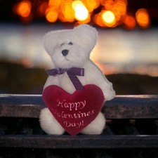 Boyds Bears U.B. MINE 7" Plush Stuffed Bear Happy Valentine's Day Heart