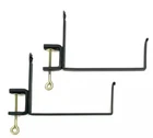 ACHLA Clamp-On 10 Inch Flower Box Brackets - SFB-03C. (1 Pair)