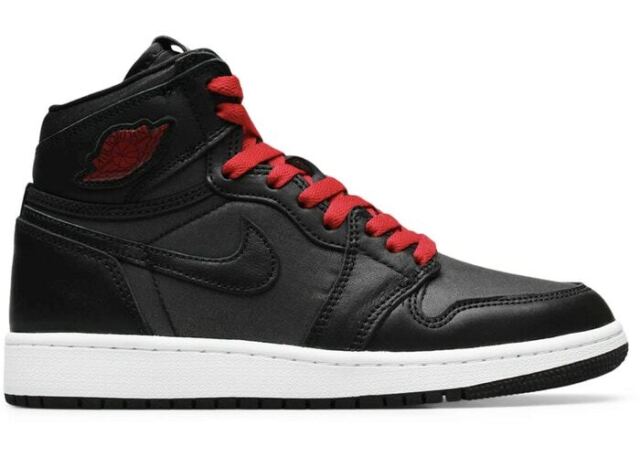 black satin gym red jordan 1